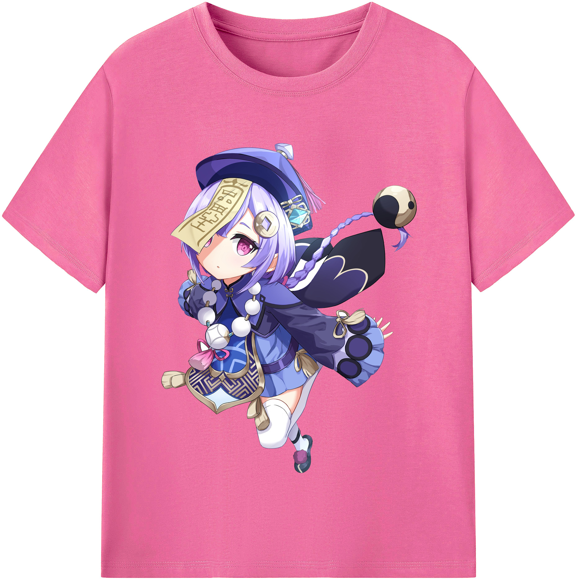 げんし神 七七 なな  genshin Nana レディースカジュアルプリントTシャツ（綿100％）